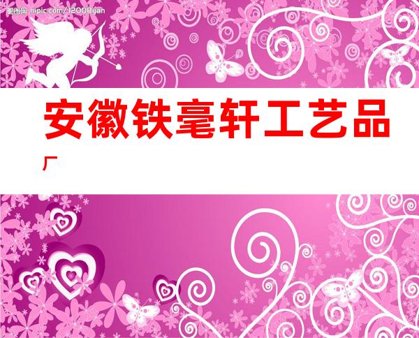 安徽铁毫轩工艺品厂